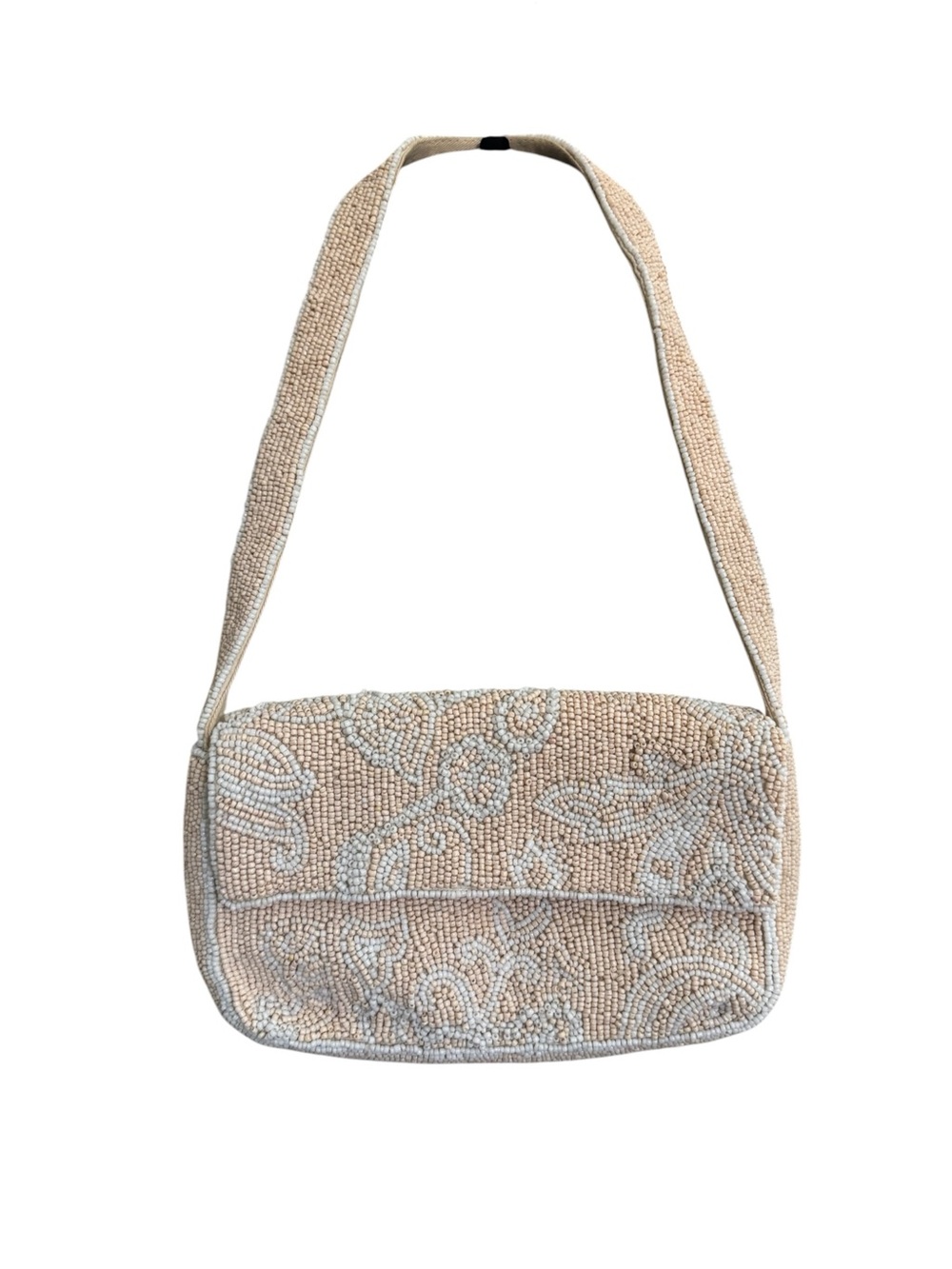 Anthropologie Fiona Beaded Bag Fan Edition